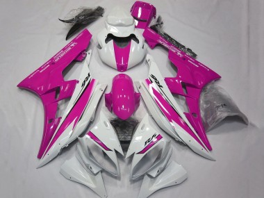 Carenados Moto Yamaha YZF R6 2006-2007 - Blanco Rosa
