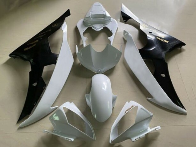 Carenados Moto Yamaha YZF R6 2008-2016 - Blanco Negro