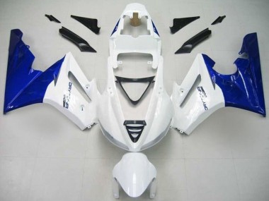 Carenado Moto Triumph Daytona 675 Triple 2009-2012 - Blanco Azul