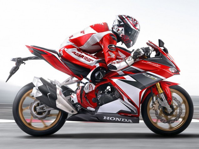 Carenados Moto Honda CBR250RR 2017-2022 - Blanco Rojo Negro Mate