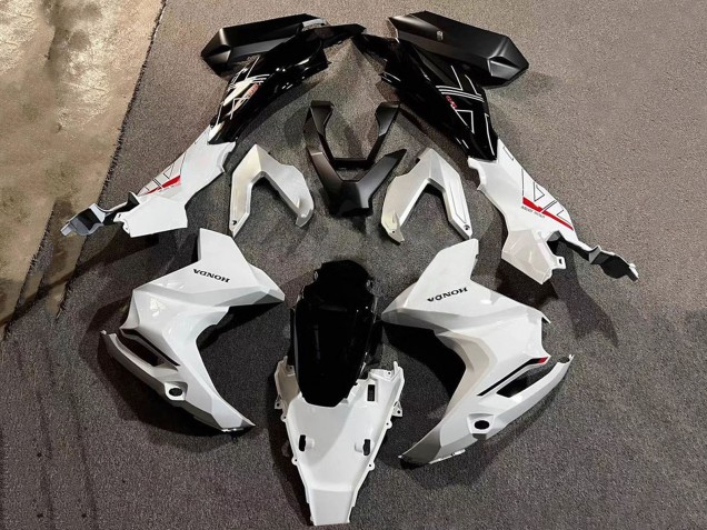 Carenado Moto Honda ADV160 2022-2024 - Blanco Negro Brillante