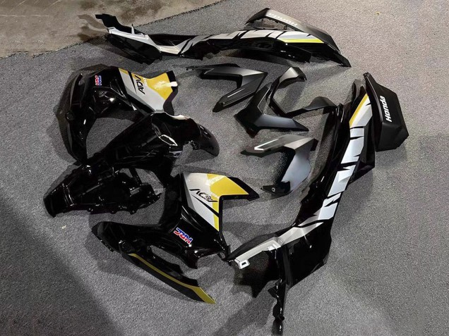 Carenados Moto Honda ADV160 2022-2024 - Plata Amarillo Negro Brillante HRC