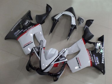 Carenados Moto Honda CBR600 F4i 2001-2003 - Blanco Rojo Negro Brillante Carrera Lee