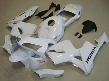 Carenados Moto Honda CBR600RR 2003-2004 - Blanco Negro Calcomanía
