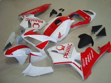 Carenados Moto Honda CBR600RR 2003-2004 - Blanco Rojo Pramac