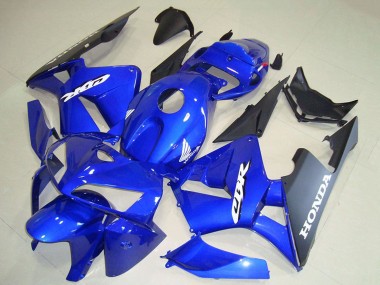 Carenados Moto Honda CBR600RR 2005-2006 - Azul Negro Blanco Calcomanía