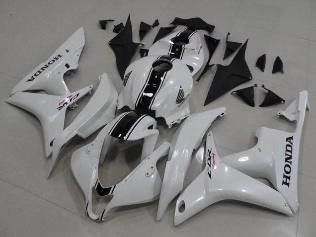 Kits Carenado Moto Honda CBR600RR 2007-2008 - Blanco Negro Brillante