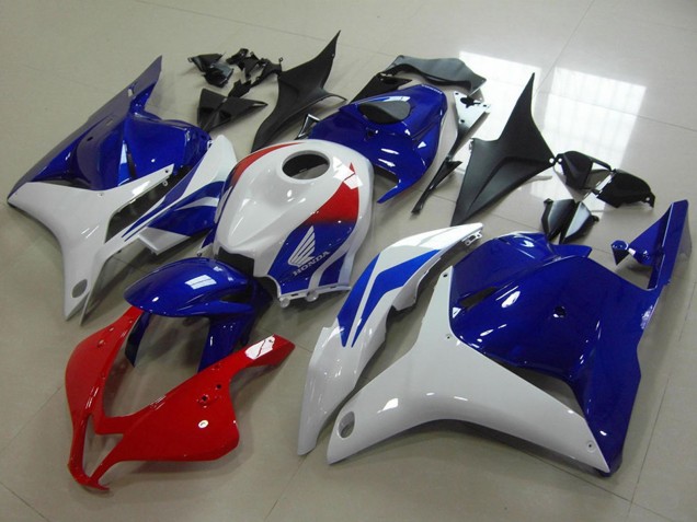 Carenado Moto Honda CBR600RR 2009-2012 - Blanco Rojo Azul