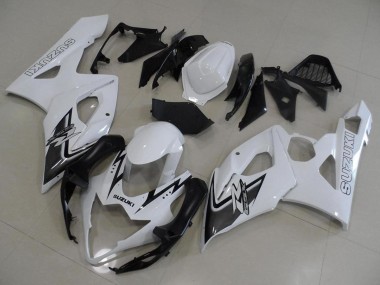 Carenado Moto Suzuki GSXR 1000 2005-2006 - Blanco Negro