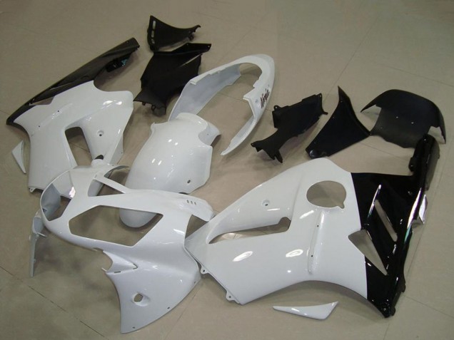 Carenado Moto Kawasaki ZX12R 2002-2006 - Blanco Negro Brillante