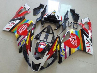 Carenados Moto Aprilia RSV1000 2003-2006 - Blanco Rojo Negro Verde Amarillo Alice Sax