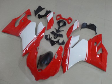 Carenados Moto Ducati 1199 2011-2014 - Rojo Blanco Negro