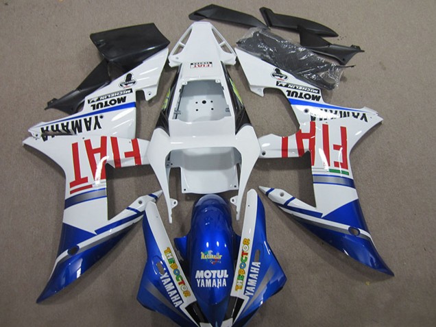 Carenados Moto Yamaha YZF R1 2004-2006 - Blanco Azul Rojo Fiat Motul