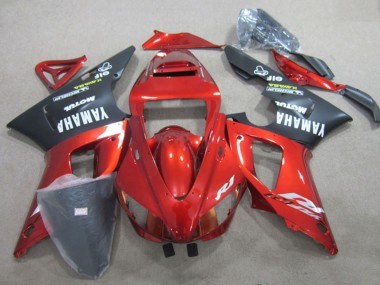 Carenado Moto Yamaha YZF R1 2009-2011 - Rojo Negro Mate