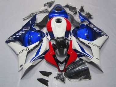 Carenados Moto Honda CBR600RR 2009-2012 - Blanco Rojo Azul Dream