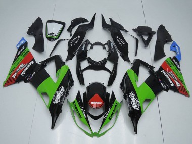 Carenados Moto Kawasaki ZX6R 2013-2018 - Negro Brillante Verde Rojo Azul Motocard