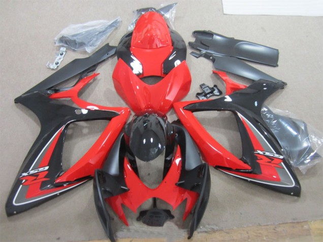 Carenados Moto Suzuki GSXR 600 2006-2007 - Rojo Negro