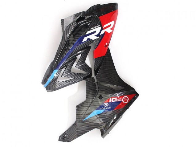 Carenados Moto BMW S1000RR 2015-2016 - Azul Rojo FibraCarbono