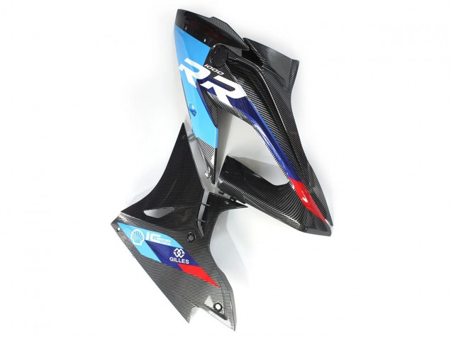 Carenados Moto BMW S1000RR 2015-2016 - Azul Rojo FibraCarbono