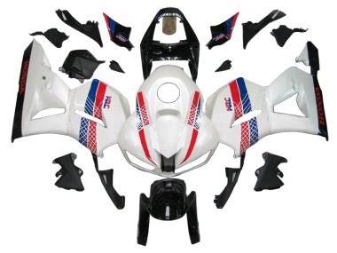 Kits Carenado Moto Honda CBR600RR 2013-2023 - Blanco Rojo Azul