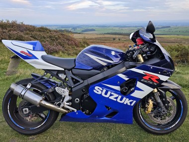 Carenados Moto Suzuki GSXR 600 2004-2005 - Azul Blanco Rojo