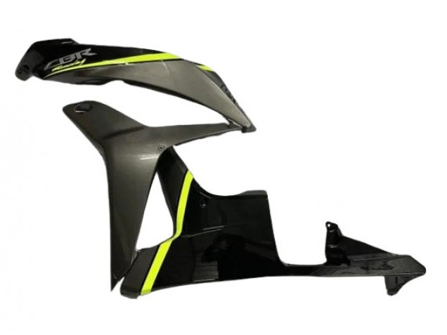 Carenados Moto Honda CBR600RR 2007-2008 - Negro Brillante Alta Visibilidad Amarillo