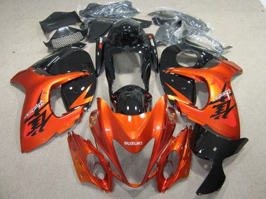 Naranja Negro ABS Carenado Suzuki GSXR 1300 Hayabusa 08-19