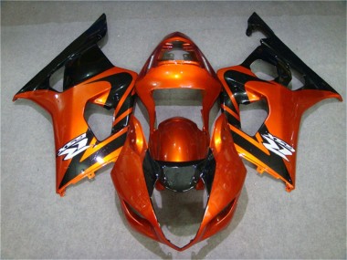 Naranja Negro Carenado Suzuki GSXR 1000 K3 03-04