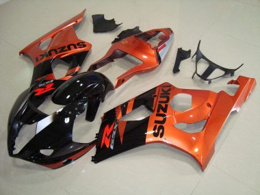 Naranja & Negro Carenado Suzuki GSXR 1000 K3 03-04