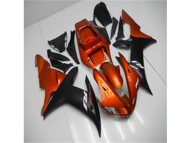 Naranja Negro Carenado Yamaha R1 02-03 Naranja Negro Carenado Yamaha R1 02-03