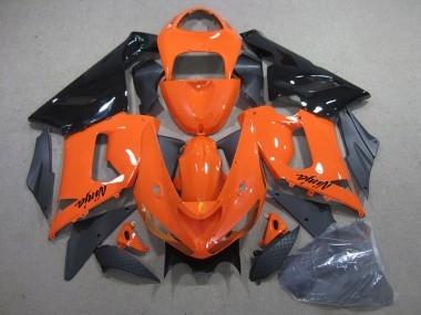 Naranja Negro Ninja Kit Carenado ABS Completo Kawasaki ZX6R 05-06