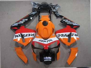 Naranja Negro Repsol Carenado Honda CBR 600 RR 03-04