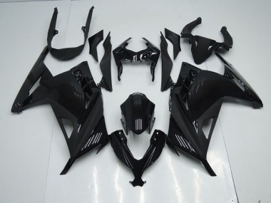 Negro ABS Carenado Kawasaki ZX 300R 13-16