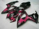 Negro ABS Plástico Suzuki GSXR 600 / 750 K6 06-07 Negro ABS Plástico Suzuki GSXR 600 / 750 K6 06-07