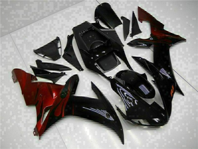 Negro ABS Plásticos Yamaha R1 02-03 Negro ABS Plásticos Yamaha R1 02-03