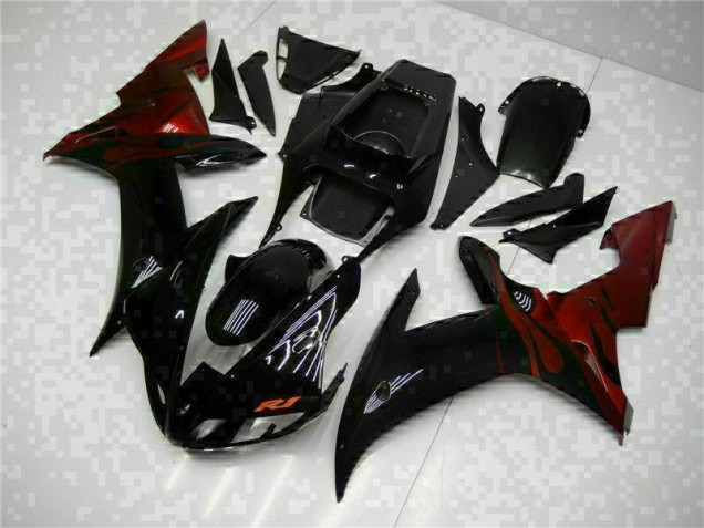 Negro ABS Plásticos Yamaha R1 02-03 Negro ABS Plásticos Yamaha R1 02-03