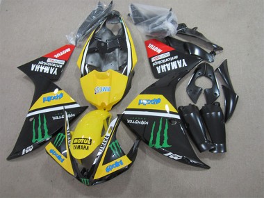 Negro Amarillo Motul Monster Carenado Yamaha R1 09-11