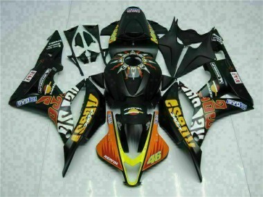 Negro Amarillo Repsol 46 Carenado Honda CBR 600 RR 07-08