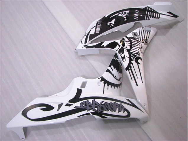 Negro Blanco Carrocería Honda CBR 600 RR 07-08 Negro Blanco Carrocería Honda CBR 600 RR 07-08