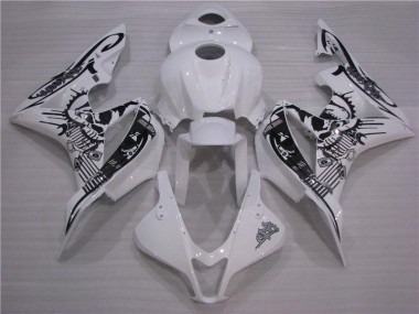 Negro Blanco Carrocería Honda CBR 600 RR 07-08