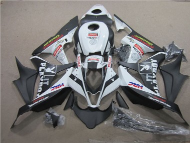 Negro Blanco HRC Carenado Honda CBR 600 RR 07-08