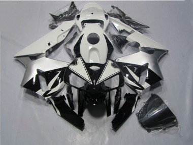 Negro Blanco Kit Completo Carenado Honda CBR 600 RR 05-06