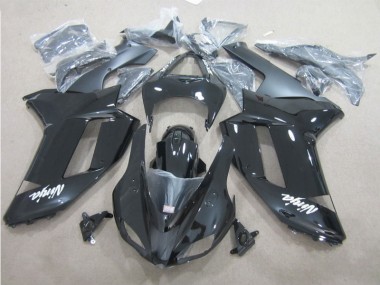 Negro Blanco Kit Completo Carenado Kawasaki ZX6R 07-08