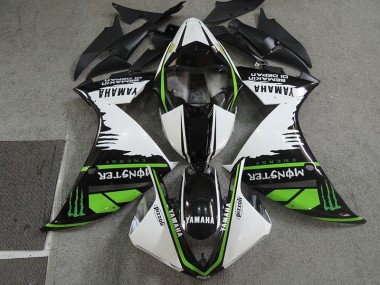 Negro Blanco Monster Pizzoli Carenado Honda CBR 600 RR 07-08