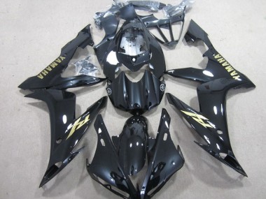 Negro Blanco Oro Calcomanía Carenado Yamaha R1 04-06