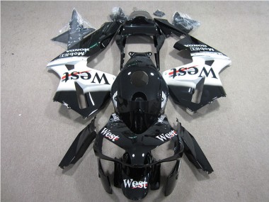 Negro Blanco West Carenado Honda CBR 600 RR 05-06