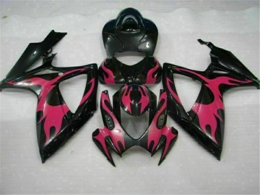 Negro Carrocería Suzuki GSXR 600 / 750 K6 06-07