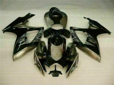 Negro Gris Kit Carenado Suzuki GSXR 600 / 750 K6 06-07
