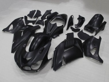 Negro Mate ABS Plástico Kawasaki ZX14R ZZR 1400 06-11
