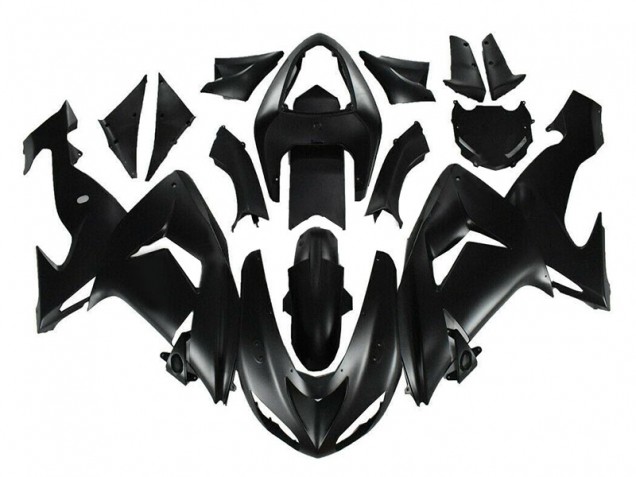 Negro Mate Kits Completo Carenado ABS Kawasaki ZX10R 06-07 Negro Mate Kits Completo Carenado ABS Kawasaki ZX10R 06-07